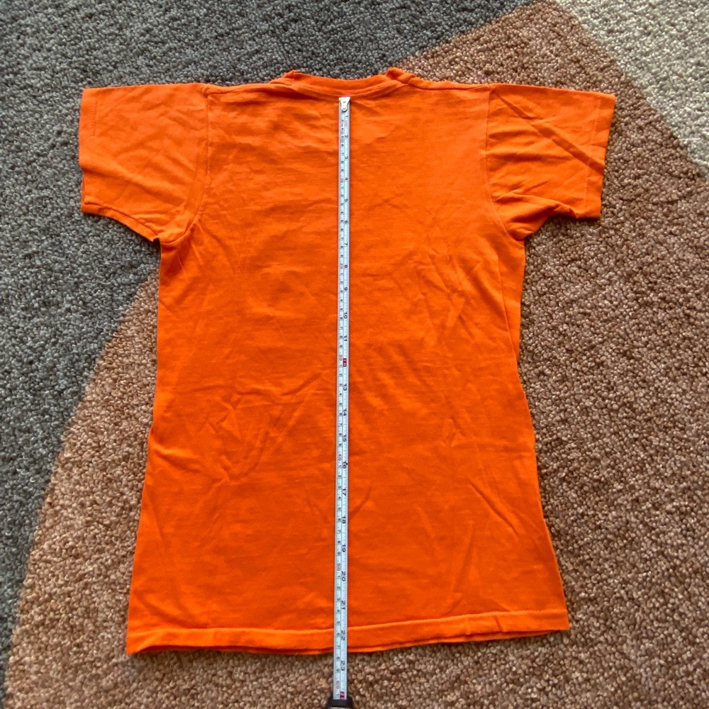 VTG 70’s Denver Broncos Orange Crush Defense Small Top Graphic Shirt - Picture 6 of 7